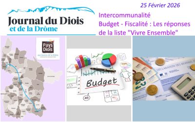 Questions Intercommunalité – Budget – Fiscalité : Nos réponses dans le JDD du 25/02/2026